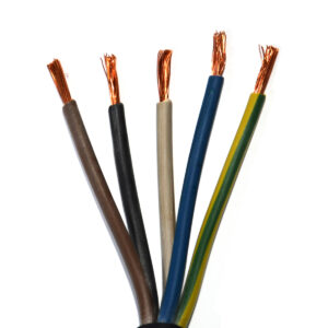 Câble H07RN-F (3 x 2,5 mm²) Câble de 60m, Câble de Chantier, Industrie Câble Convient pour l’extérieur