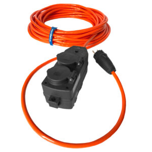 Enrouleur Cable Electrique H07BQ-F 3×2,5 1m rallonge électrique avec Bloc Prises Professionnelle