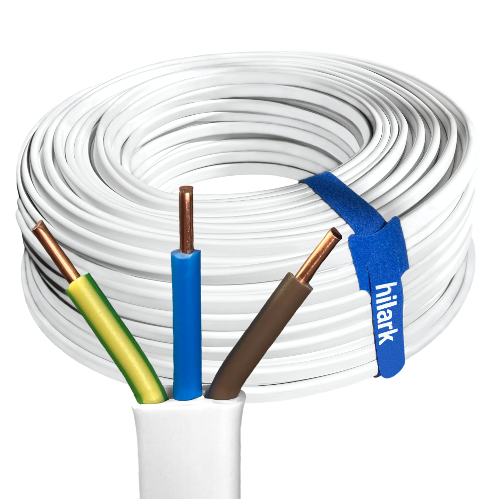 Câble d’installation plat YDYp 3×2,5 mm2 450/750V 10m