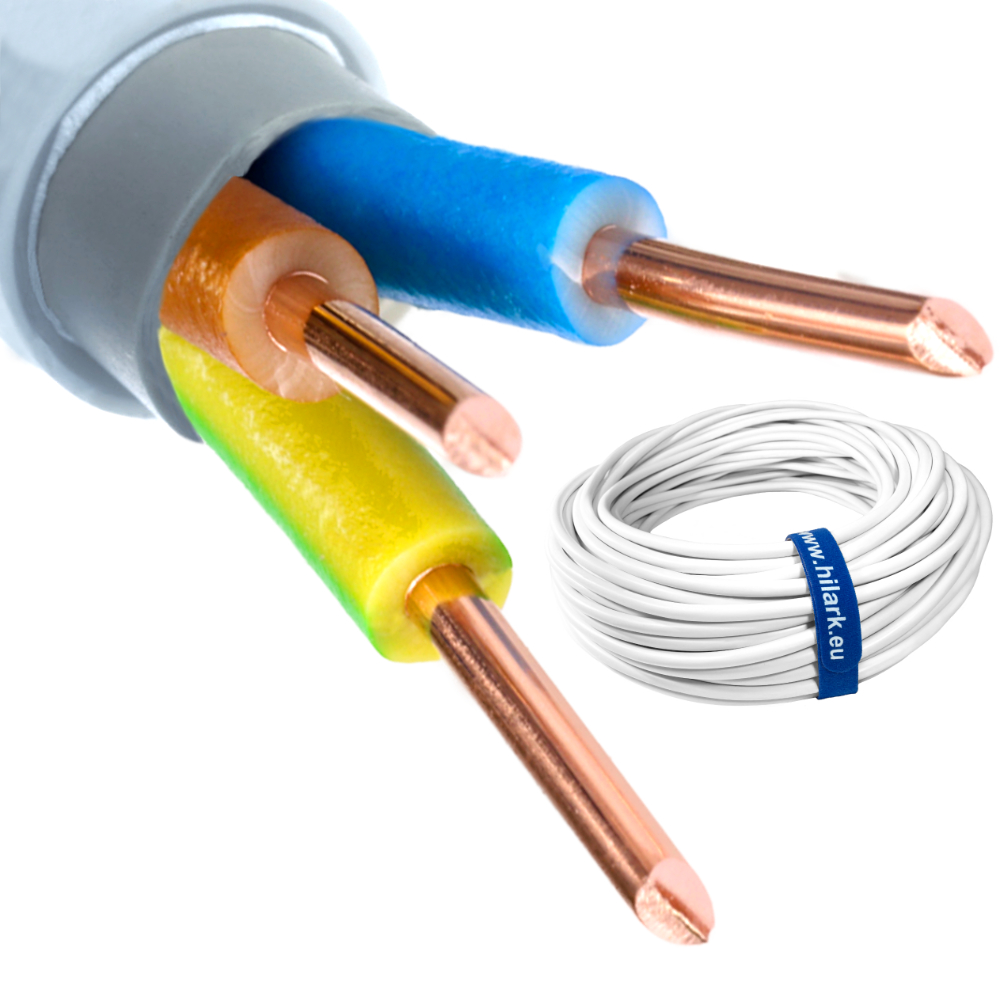 Câble d’installation NYM-J 3×1,5mm2 450/750V câble rond 100m