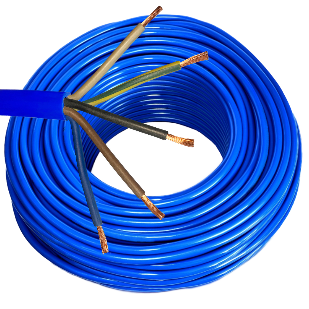 H07BQ-F 5x2,5 bleu
