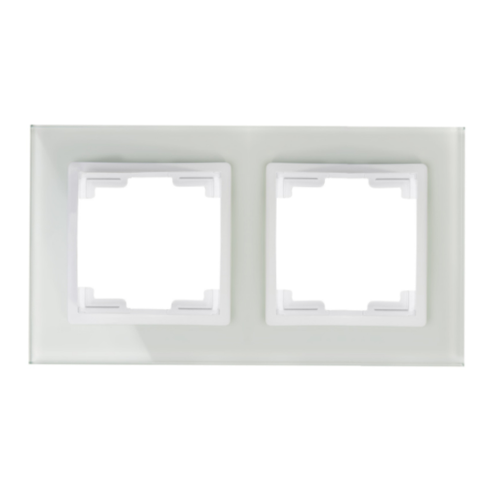 DOUBLE BOÎTE EN VERRE CARLA UNIVERSAL 1772-62 blanc EPN vertical/horizontal
