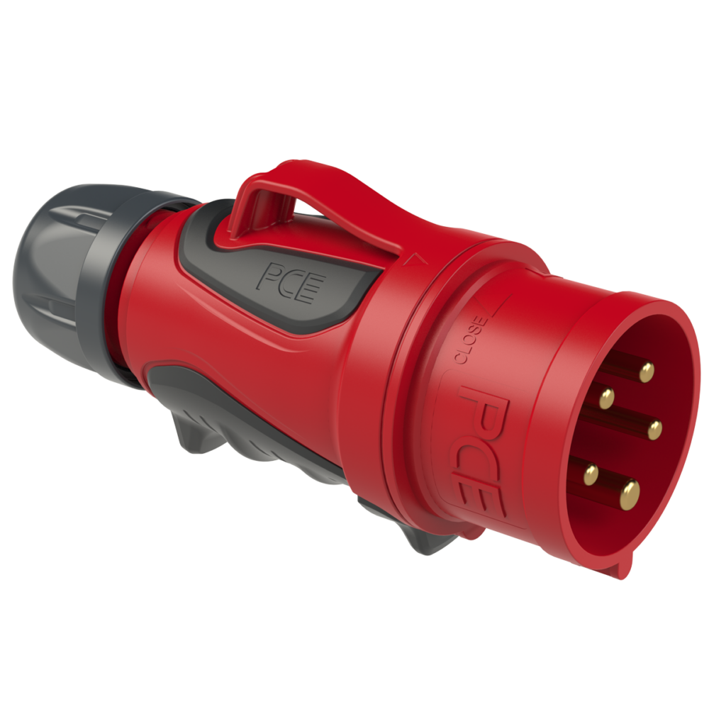 Fiche industrielle mobile PCE 16A IP44/54 5 broches GRIP 0153-6