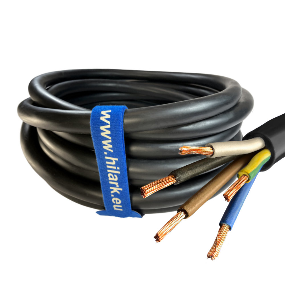 Câble en caoutchouc H05RR-F OW 5×4 souple 100% cuivre 10m