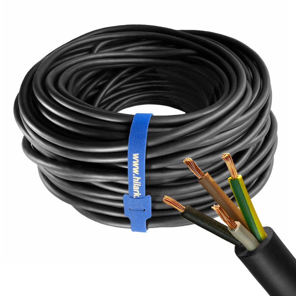 Câble en caoutchouc H05RR-F OW 4×2,5 souple CU 100m
