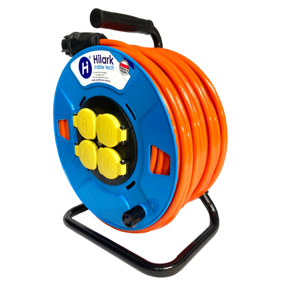 Rallonges H07BQ-F Polyuréthane (PUR) 3g2,5mm² enrouleur ECO chantier