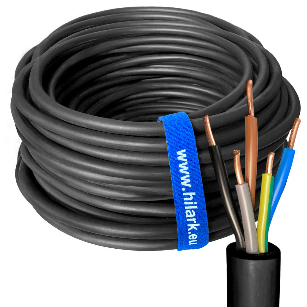 Câble souterrain YKY 5×2,5mm² NYY-J 1m