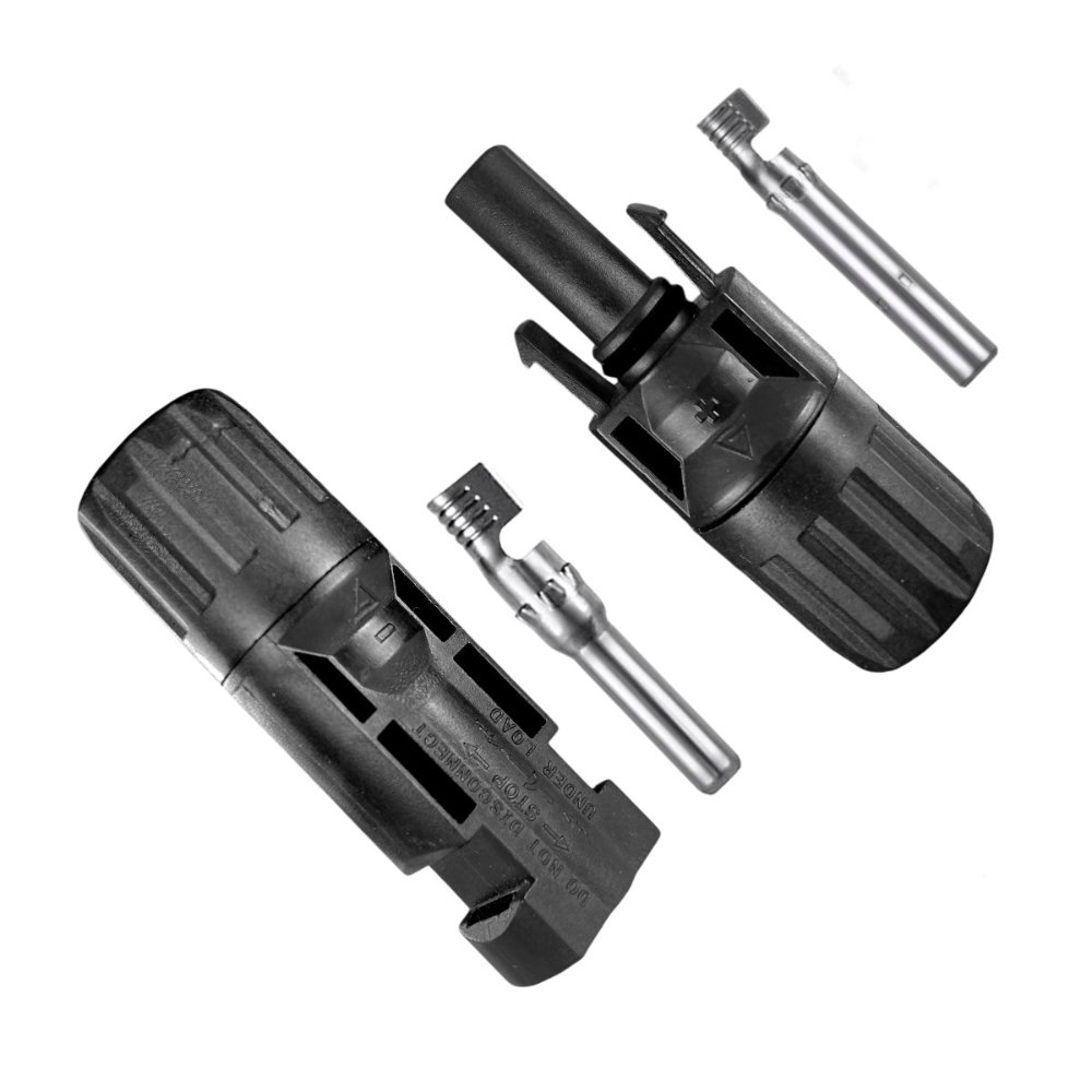 Jeu de connecteurs solaires MC4 pour câble 2,5-6mm² femelle + mâle 1 pièce