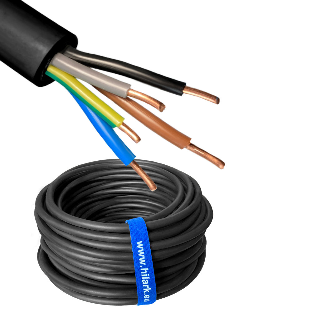 Câble souterrain YKY 5x6mm² NYY-J 1m