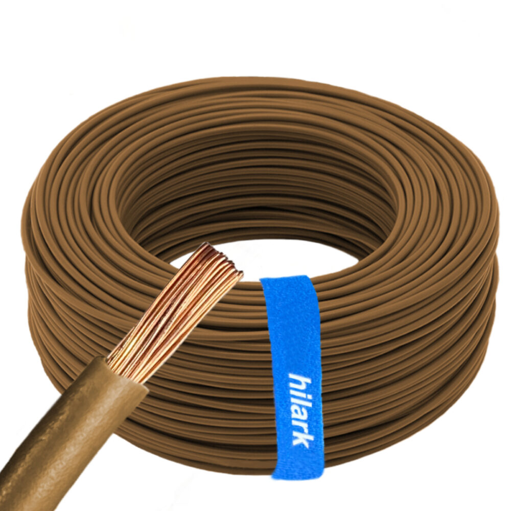 Câble d&rsquo;installation 1x25mm² H07V-K LgY souple classe 5 marron 1m