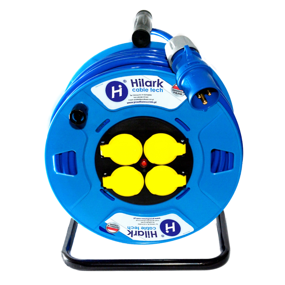 Rallonge pour camping-car CEE H07BQ-F 3g2,5 sur enrouleur