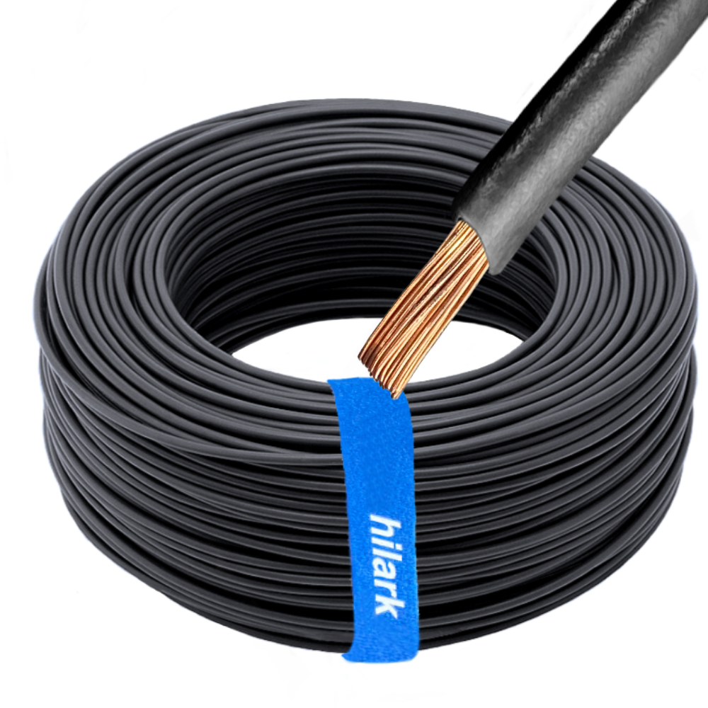 Câble d&rsquo;installation 1x10mm² H07V-K LgY toron classe 5 noir 1m