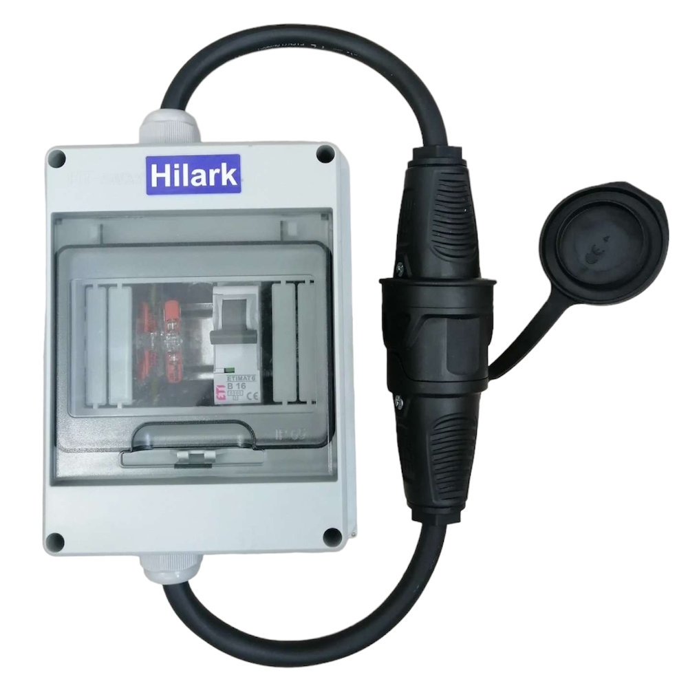 Rallonge avec fusible, en caoutchouc H07RN-F 3×2,5mm² 1m