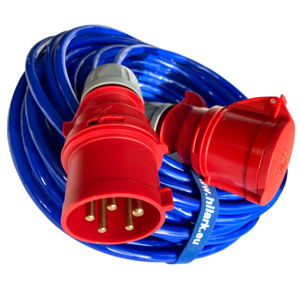 16A Rallonges triphasées CEE 5g2,5 H07BQ-F