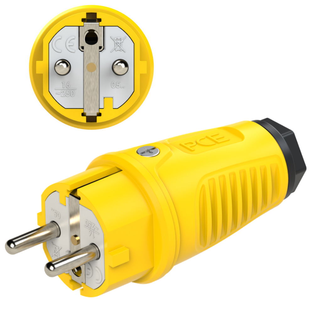 Fiche PCE 0521-ES en caoutchouc jaune