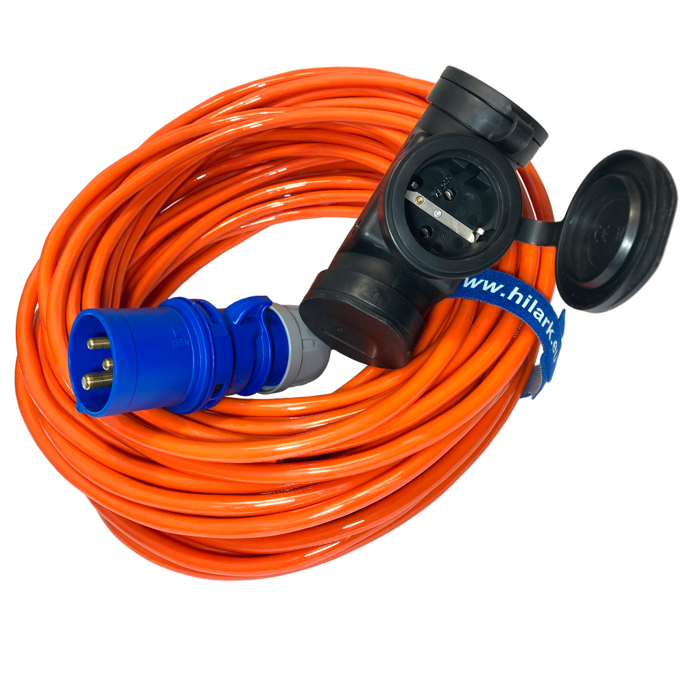 Adaptateur camping-car PUR H07BQ-F 3x2,5 ADAPTATEUR TRIPLE