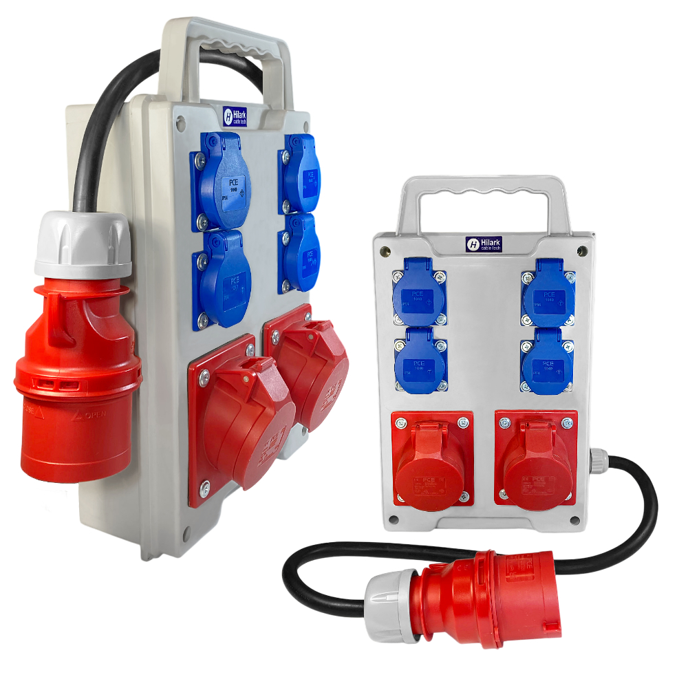 Coffrets de chantier - prises mobiles 2x32A 4x230V PCE IP44/54