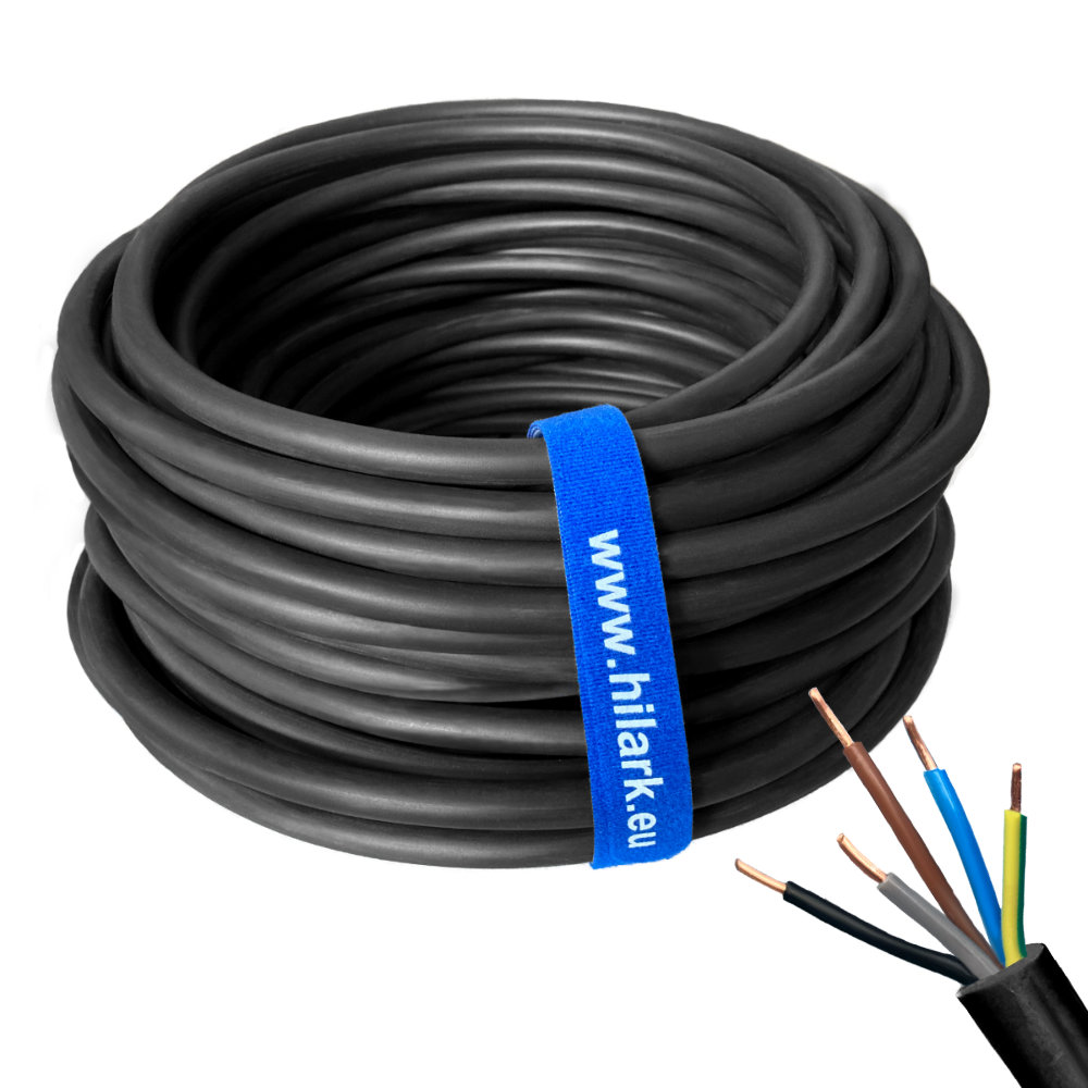 Câble souterrain YKY 5x4mm² NYY-J 1m