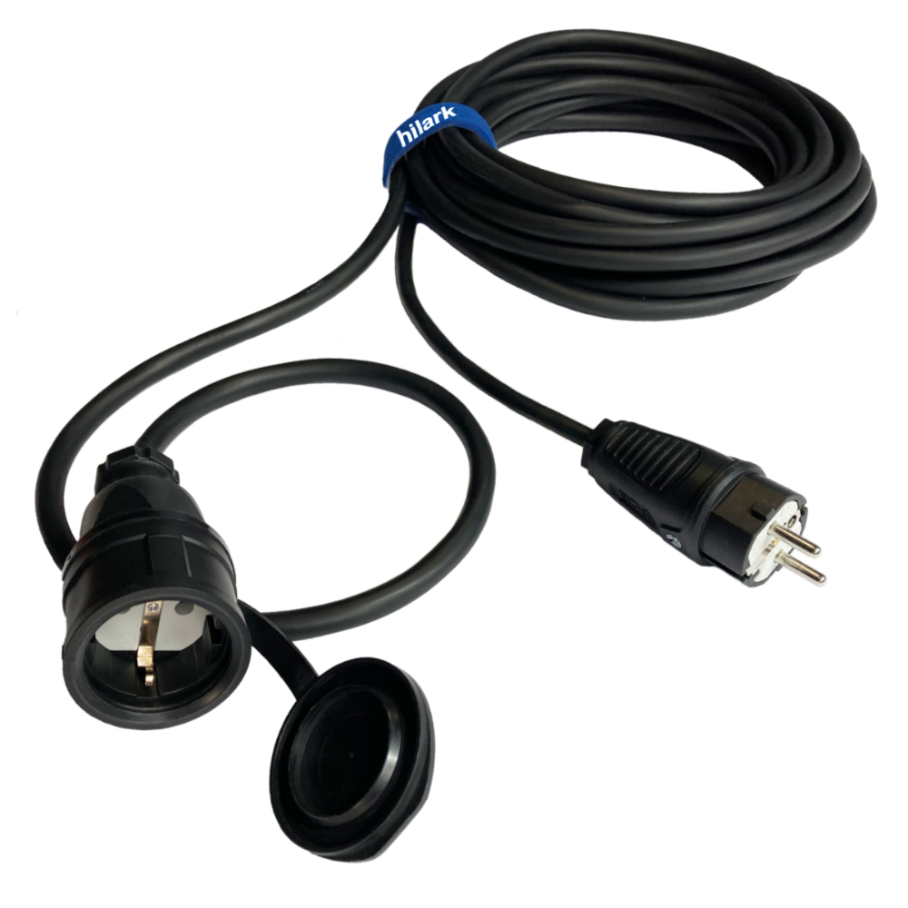 Rallonge en caoutchouc H07RN-F 3x1,5mm² Schuko