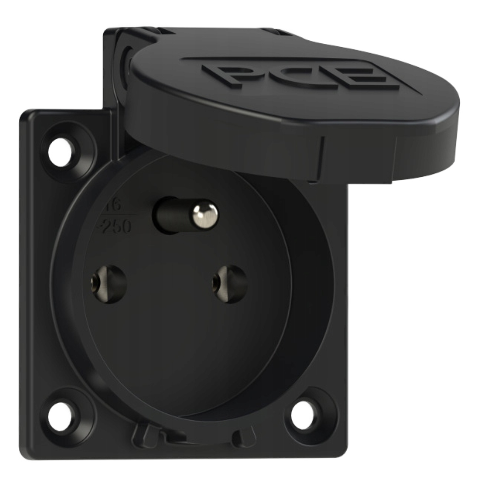 Prise de courant avec broche de terre PCE 1040-0s IP54