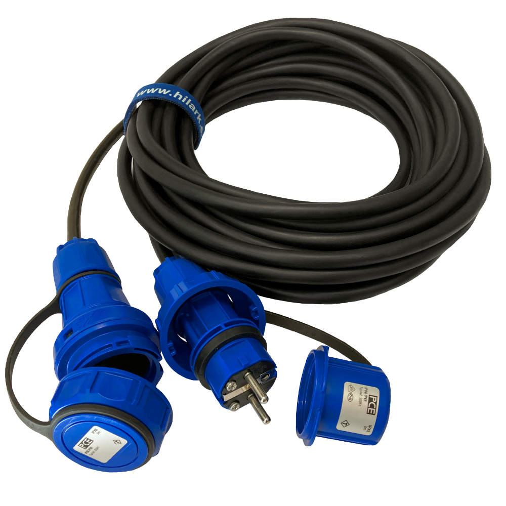 Rallonges H07RN-F 3x4mm² IP67 pour utilisation sous-marine