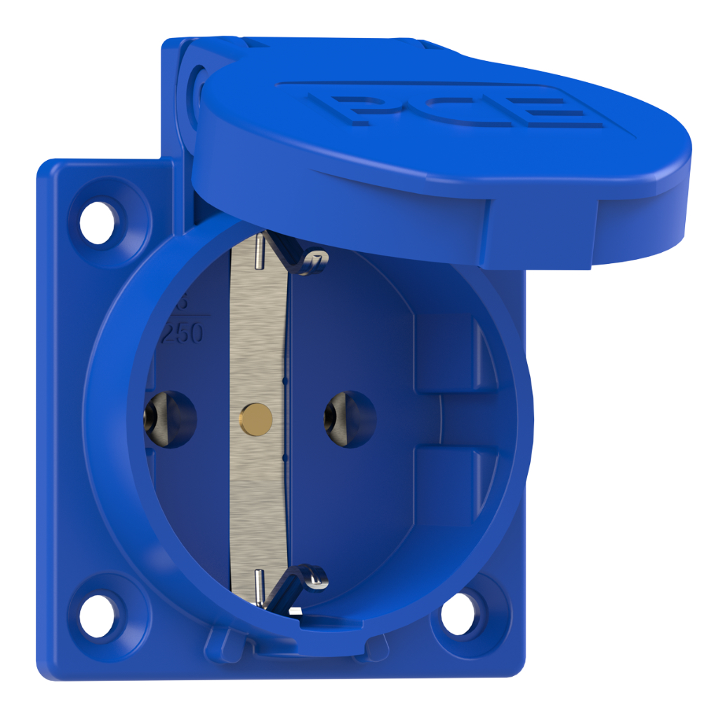 Prise tableau PCE version Schuko 16A IP54 1050-0b