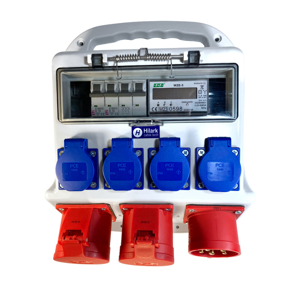 Coffrets de chantier - prises mobiles 2x400V 4x230V IP44/54 fiche tableau