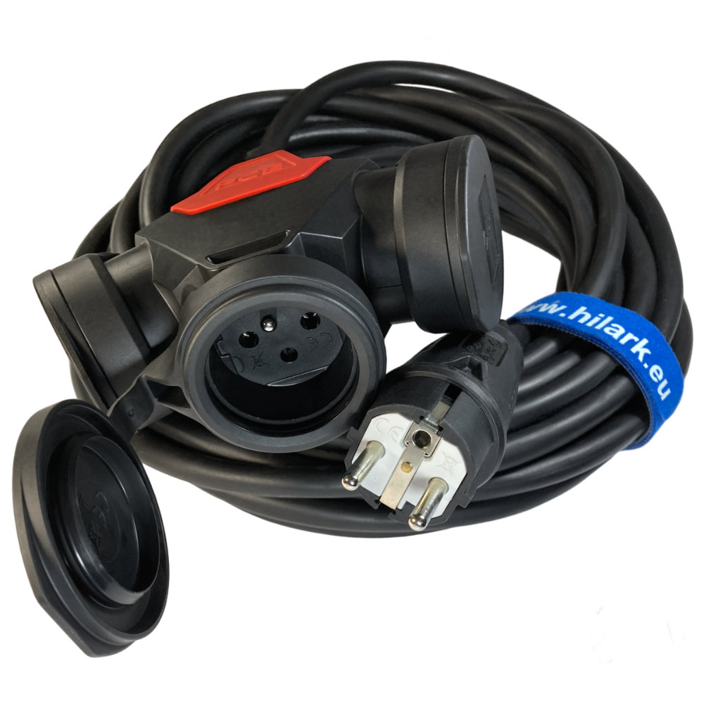 Répartiteur de chantier H07RN-F adaptateur triple 3x1,5