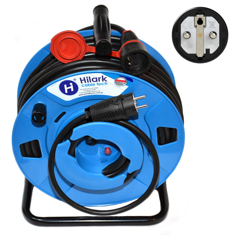 Rallonges sur enrouleur inversé de jardin en PVC H05VV-F standard