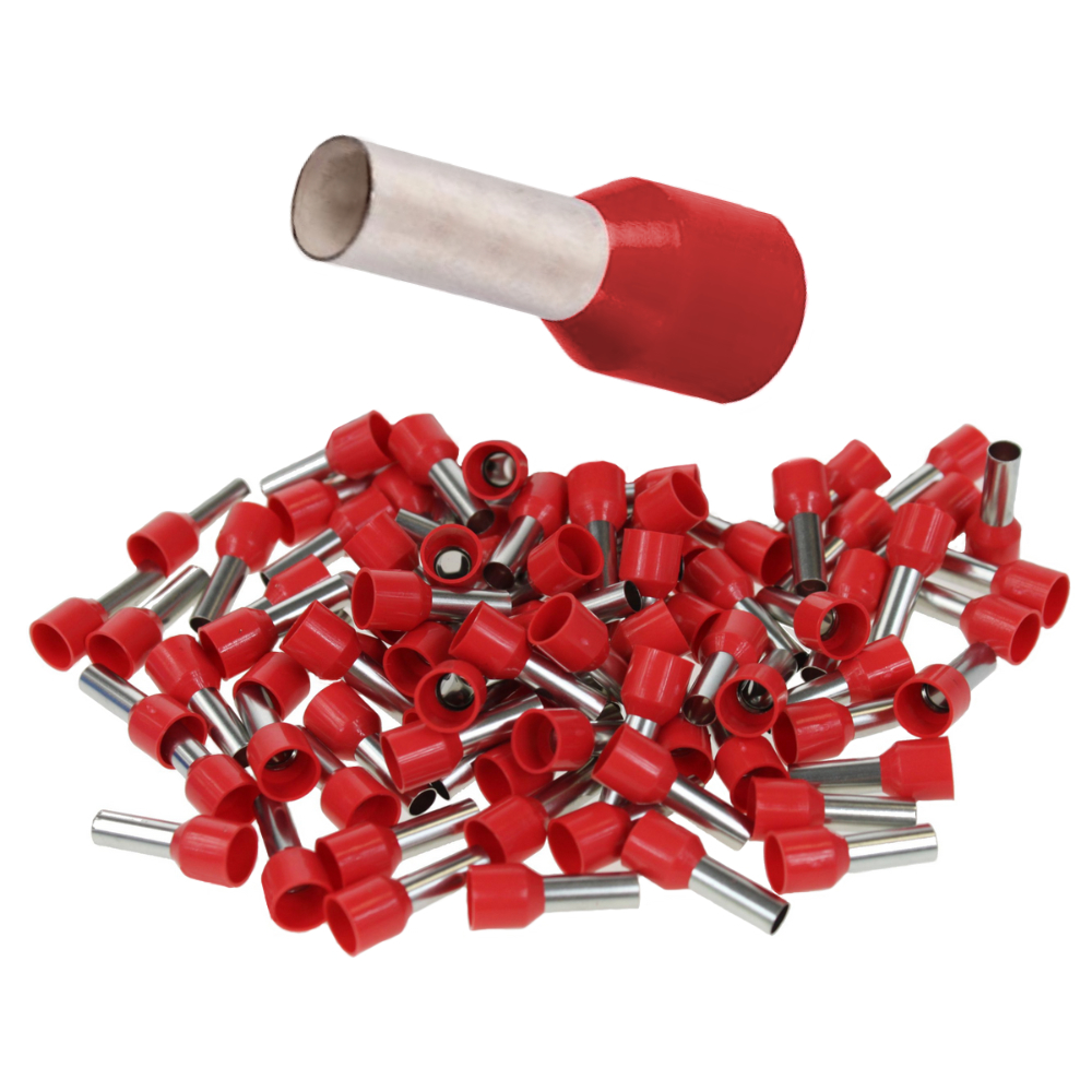 Embout de câble isolé 10mm² / 12 embouts isolés