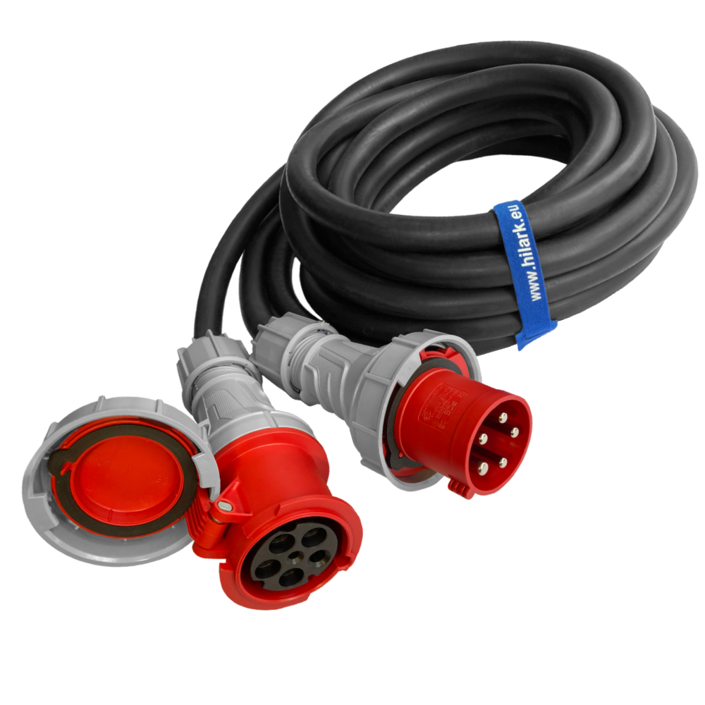 Rallonge de chantier pour éclairage scénique H07RN-F 5G16 1m