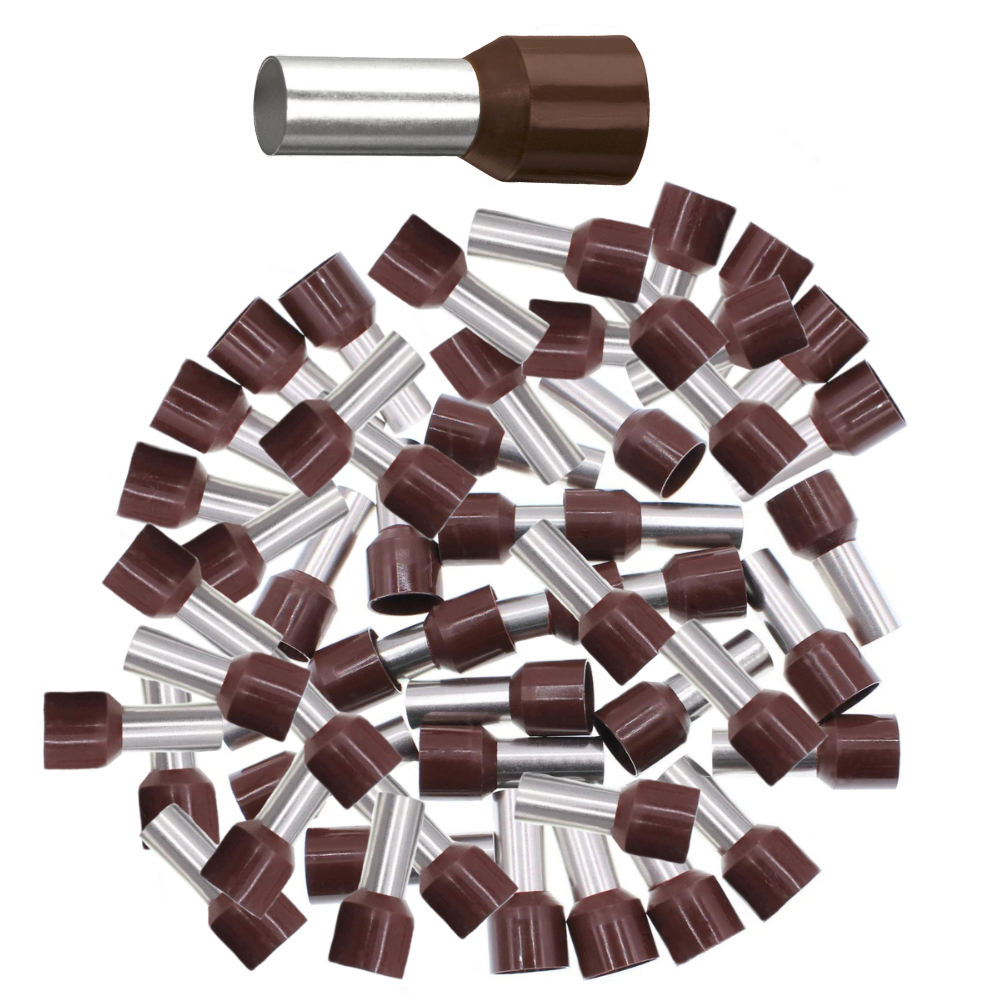 Embout de câble isolé 25mm²/16 embouts isolés