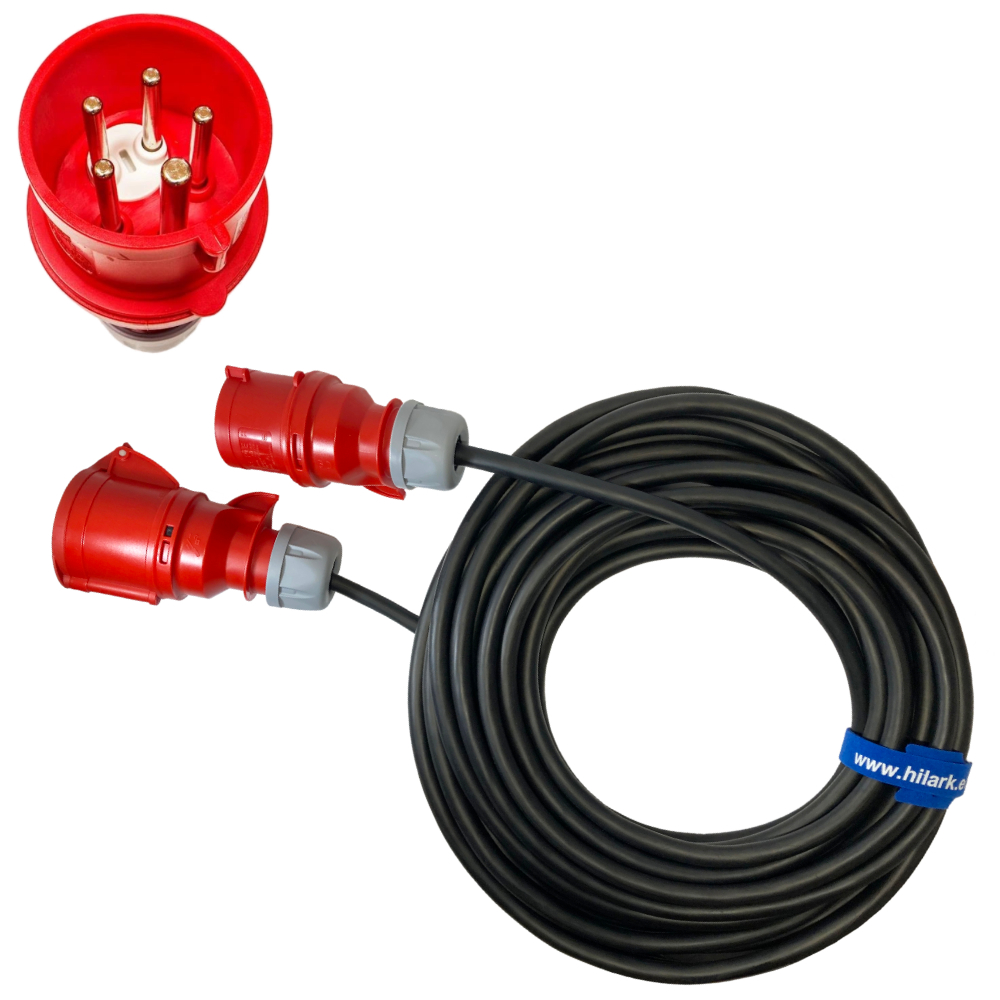 16A Rallonges triphasées CEE 5g2,5 H05VV-F