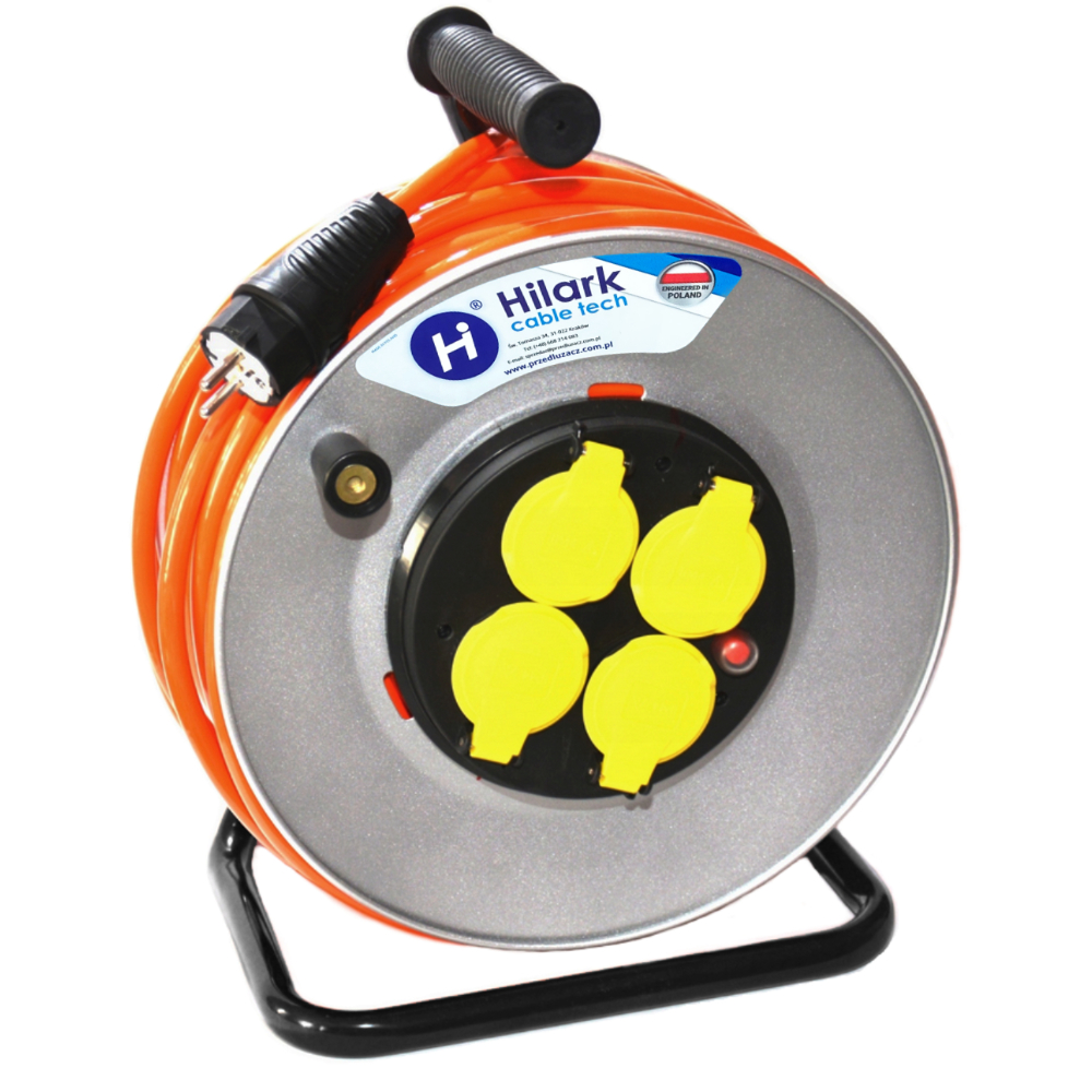 Przedłużacz gumowy poliuretan, 3×2,5 1m H07BQ-F POMARAŃCZOWY