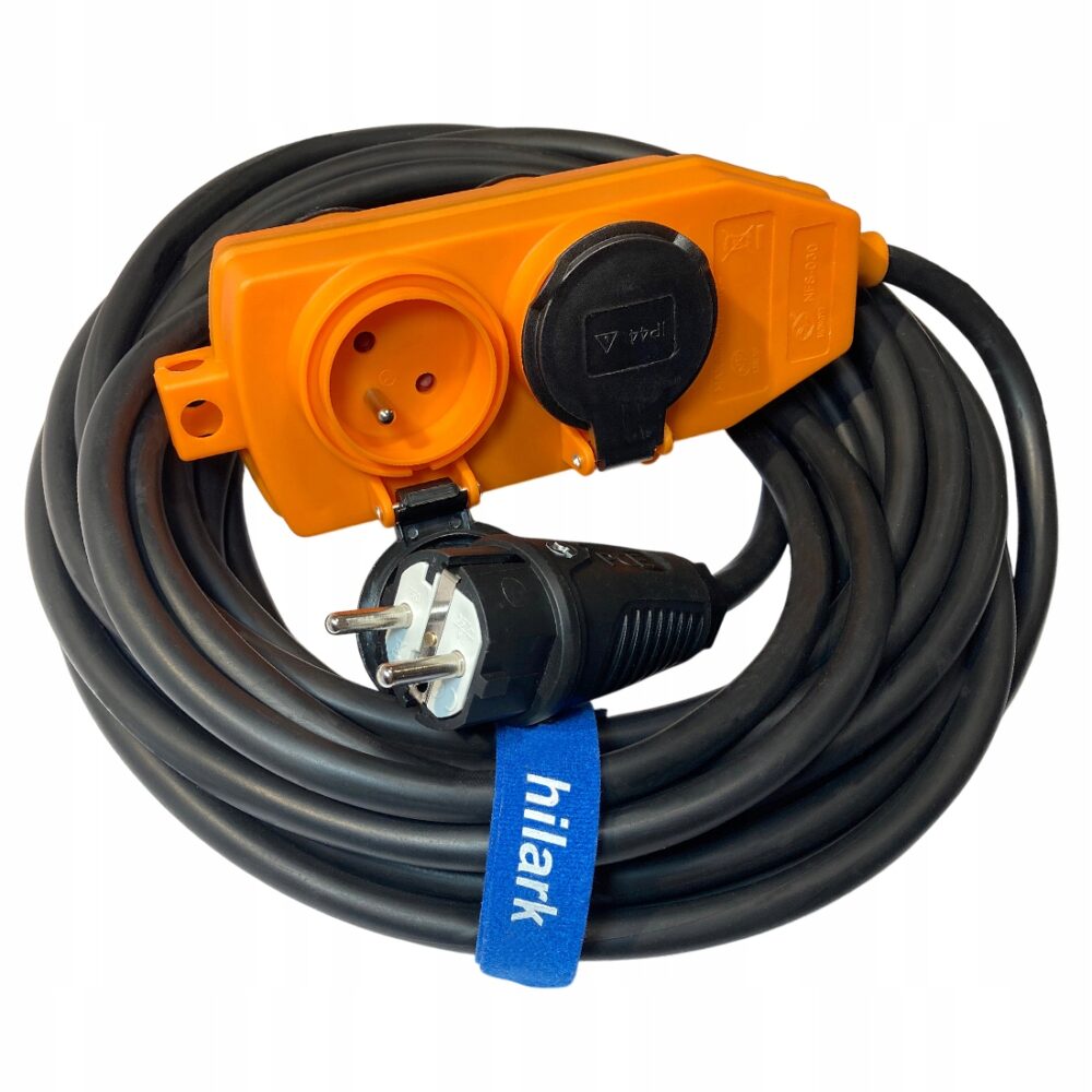 Rallonge H07RN-F 3×2,5mm² 2m