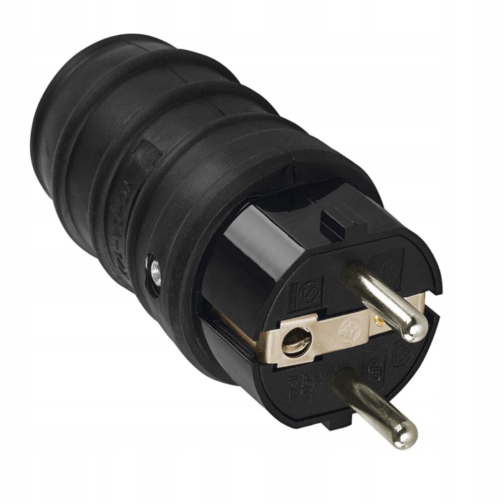 Fiche en caoutchouc 16A 230V Uni-Schuko hermétique