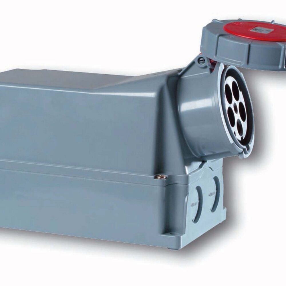 Prise industrielle fixe PCE 125A 5 broches 145-6