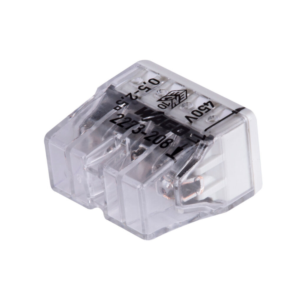 Connecteur rapide Wago 2273-208 fil/câble souple 5×0,2-5mm² lot de 10 pièces