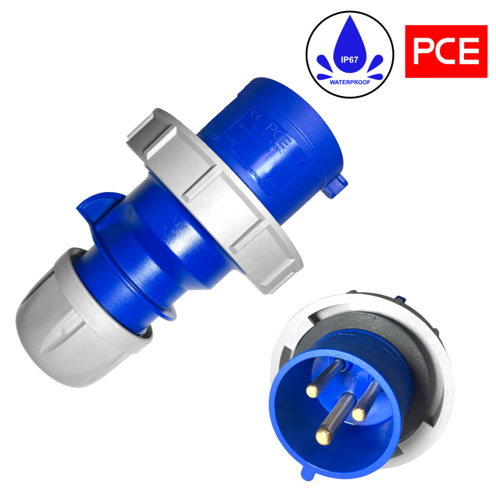 Fiche PCE 16A IP67 série 0132-6 camping shark