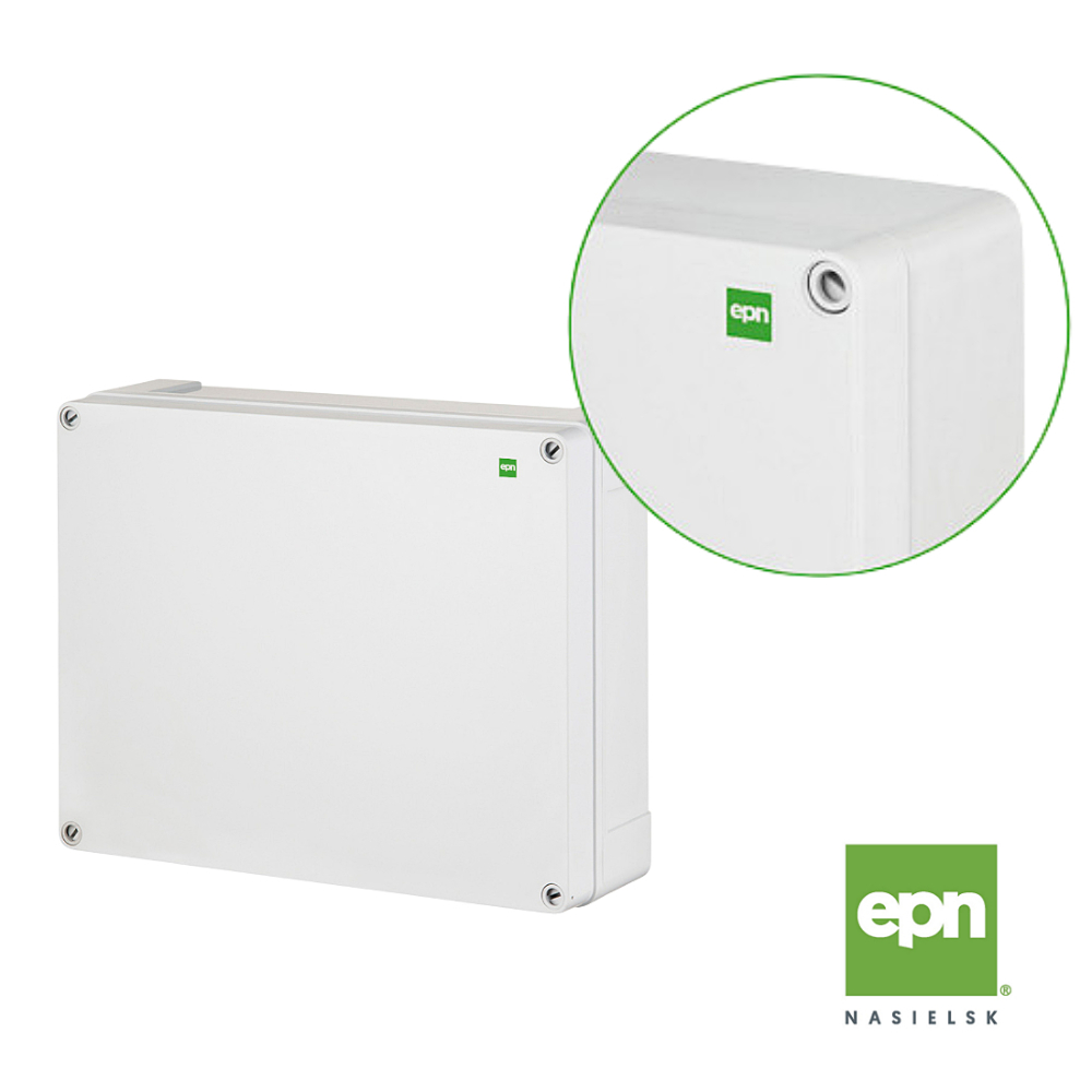 Boîtier de surface INDUSTRIAL EPN 280x220x127 IP65