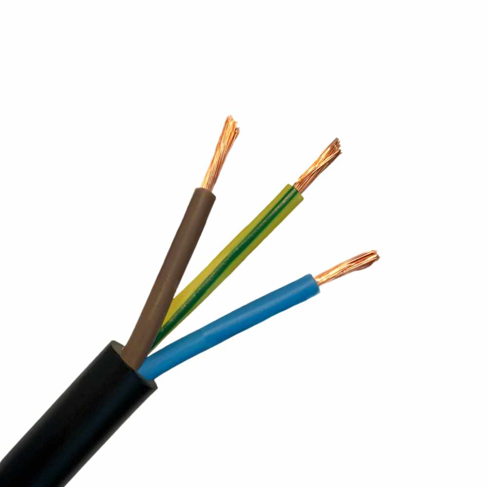 Câble en caoutchouc H05RR-F OW 3×1,5 souple 100% cuivre 25m