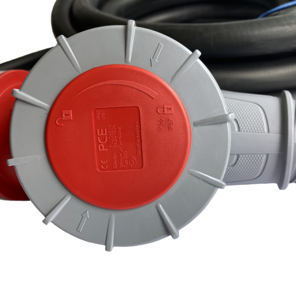 Rallonge de chantier pour éclairage scénique H07RN-F 5G16 1m