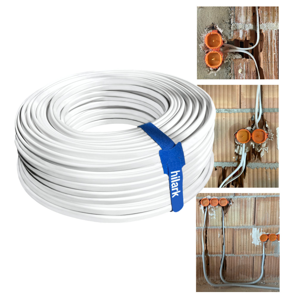 Câble d&rsquo;installation plat YDYp 5×2,5 mm² 1m