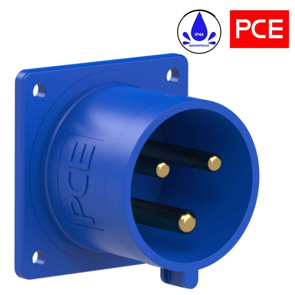 Fiche de tableau PCE 32A 3P IP44 623-6 droite