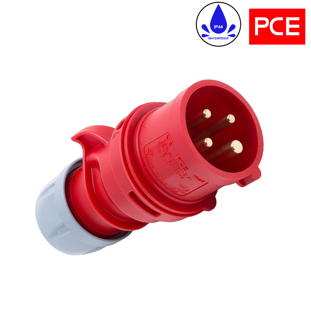 Fiche industrielle PCE 16A 400V 4 broches 014-6