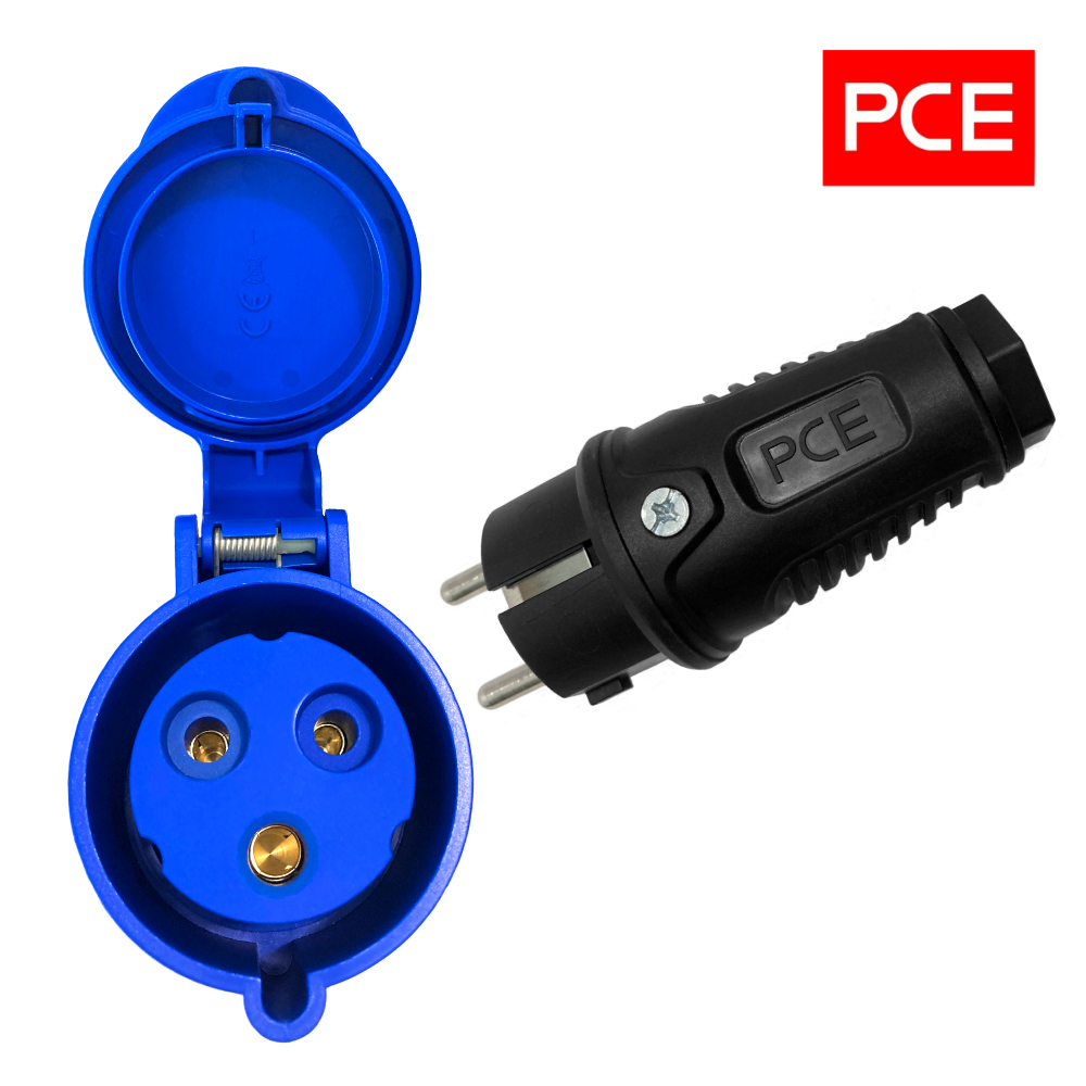 Adaptateur camping-car H07RN-F 3×2,5 Camping 1m CEE