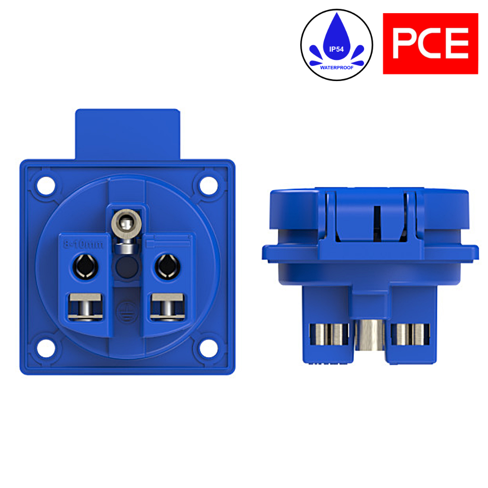 Prise tableau PCE version Schuko 16A IP54 1050-0b