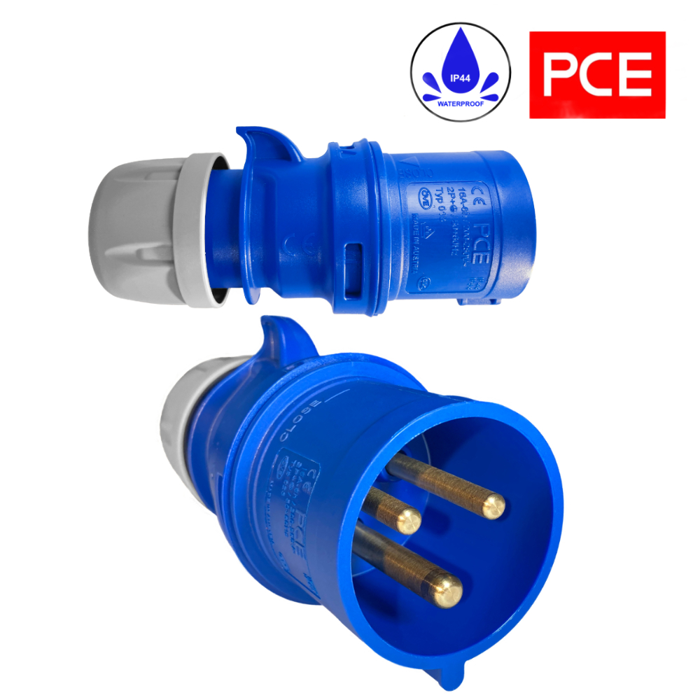 Fiche PCE 16A IP44 série 013-6 camping