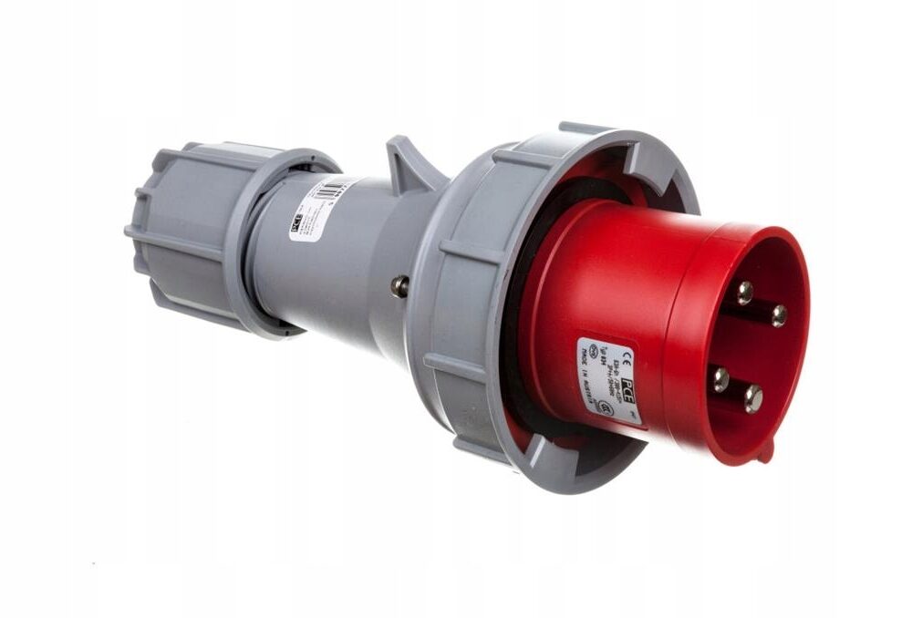 Fiche industrielle 63A, 4 broches PCE 034-6 IP67