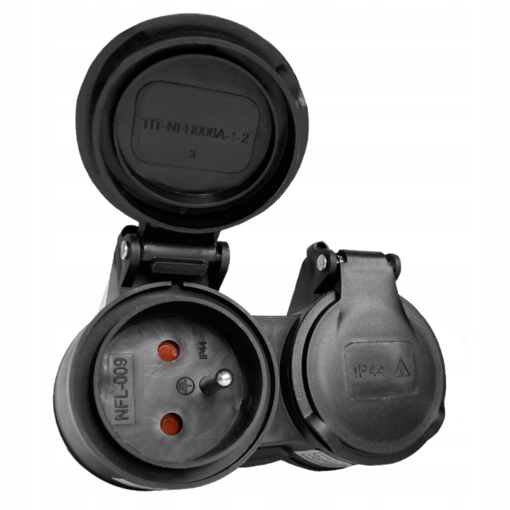 Répartiteur de chantier, de jardin et domestique 2 prises IP44